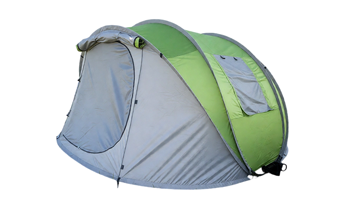 Automatische bootvormige waterdichte tent voor 4 personen