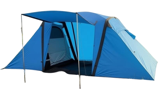Waterdichte pop-up opblaasbare tent voor 4 personen