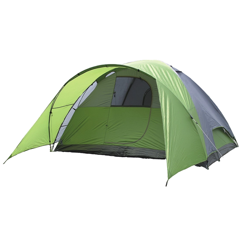 Familiecampingtent voor 5-6 personen met glasvezelstokken