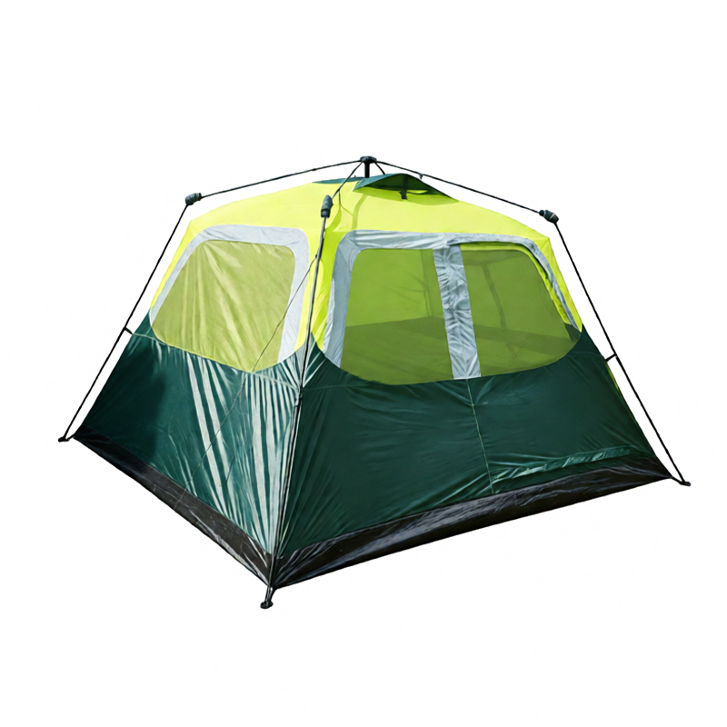 Automatische kampeertent voor 4-8 personen met gaasramen