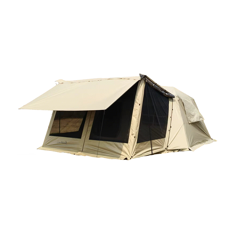 Campingtent in nokstijl voor 6-13 personen met automatische stokken