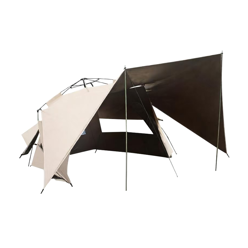 Strandtent met luifel