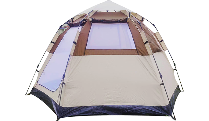 Zeshoekige automatische tent van 260x260x150 cm