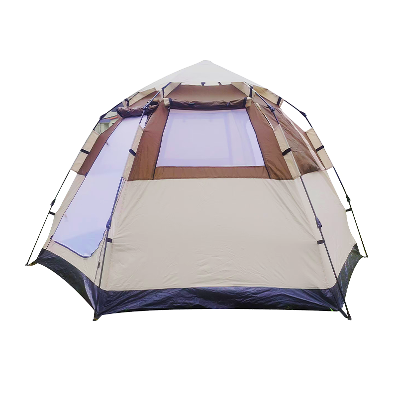 Zeshoekige automatische tent van 260x260x150 cm